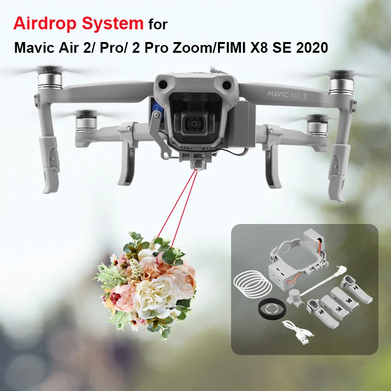Fishing Equipment For Beginners - Airdrop System for DJI Mavic Air