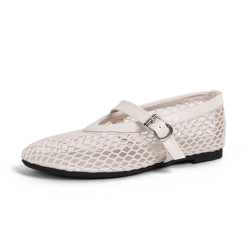 Fishing Net - Flat Bottom Hollowed Out New Sandals