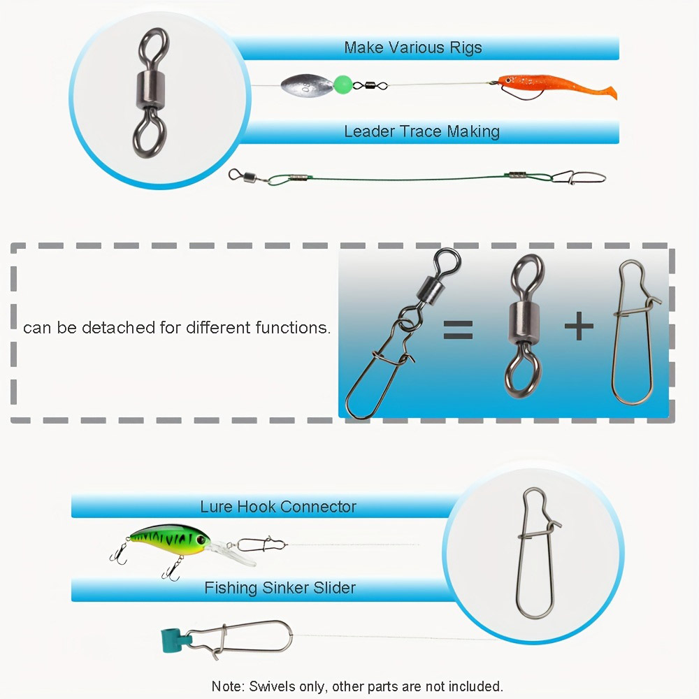 95/210 PCS Set Fishing Connect - Fishing Equipment For Beginners recension och pris