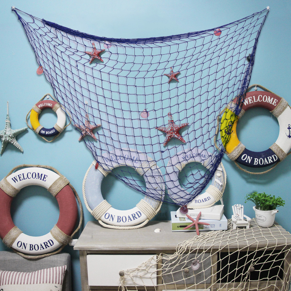 Coastal-themed Event Decor Pho - Fishing Net recension och pris