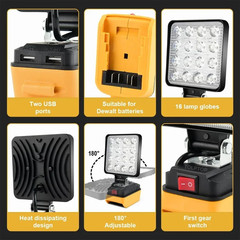 4Inch Led Light Handheld Spotl - Fishing Equipment For Beginners recension och pris