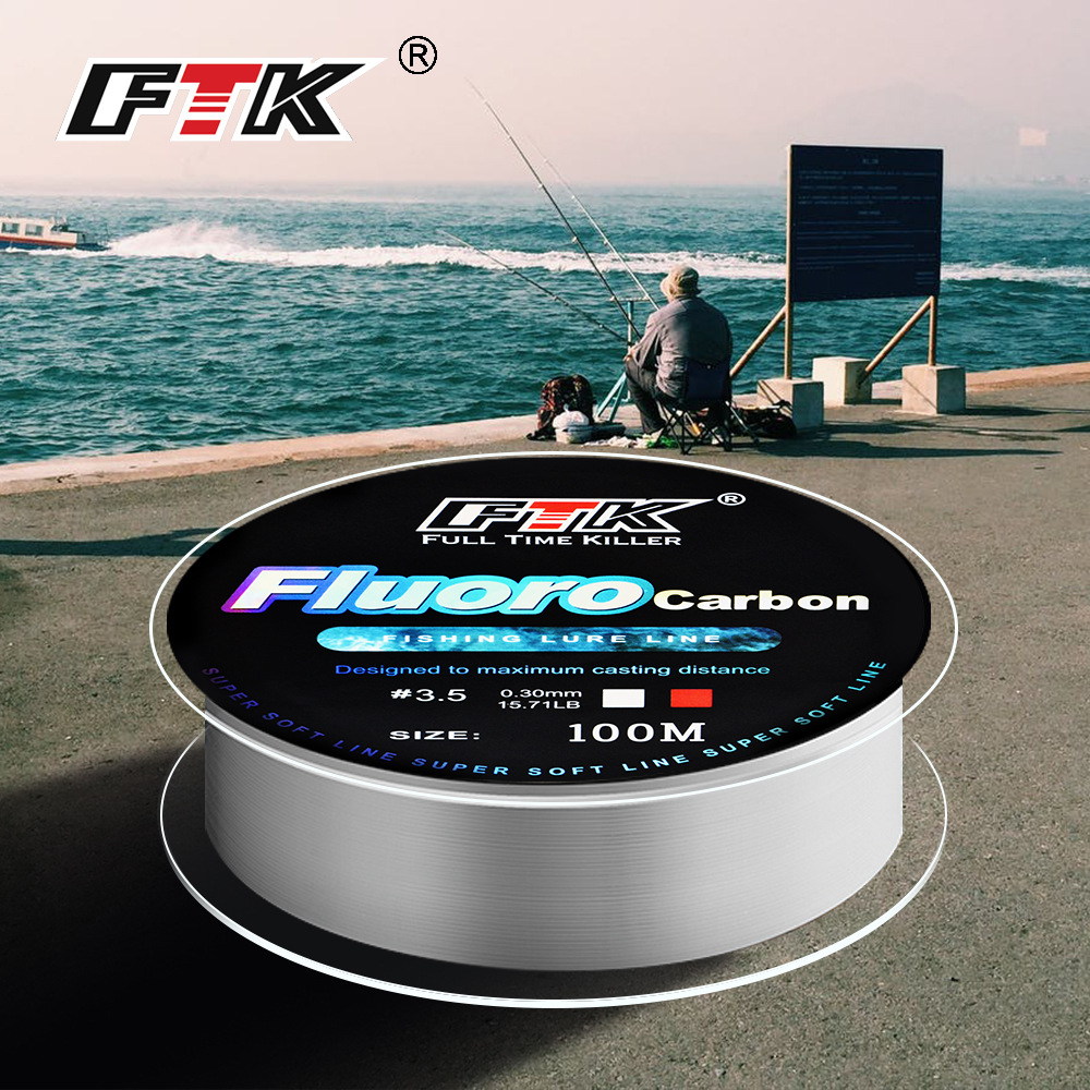 100M Fluorocarbon Coating Fish - Fluorocarbon Line recension och pris
