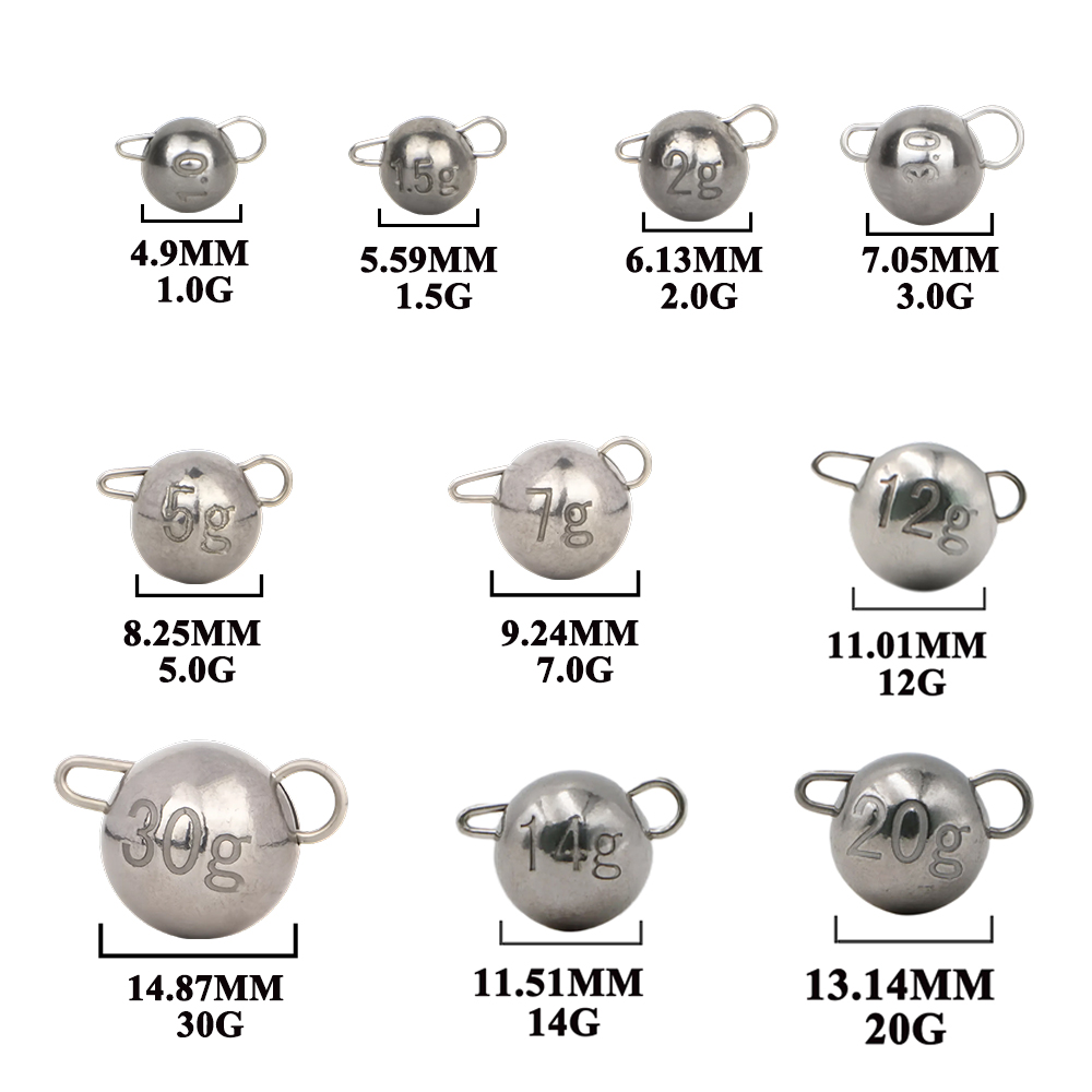 0.3-0.7g Fishing Tungsten Cheb - Tungsten Sinkers recension och pris